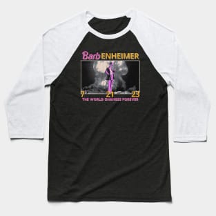 Barbenheimer 2023 Vintage Look Design Baseball T-Shirt